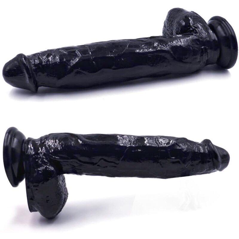 Dương vật giả siêu toa khổng lồ 32cm màu đen-duoc-ban-tai-Thetoysvn