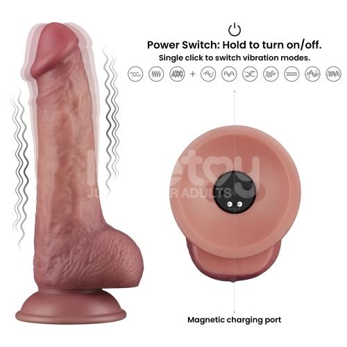 8.5'' Vibrating Dual Density Power Cock-duoc-ban-tai-Thetoysvn