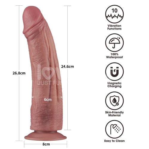 10.5'' Vibrating Dual Density Power Cock-duoc-ban-tai-Thetoysvn