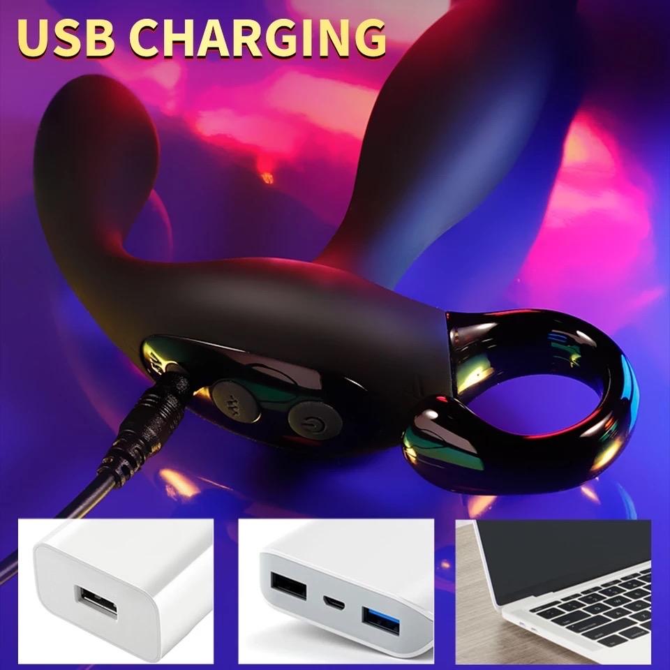 Anal plug Finger Wiggle Stimulator rung đa tần kích thích hậu môn -duoc-ban-tai-Thetoysvn