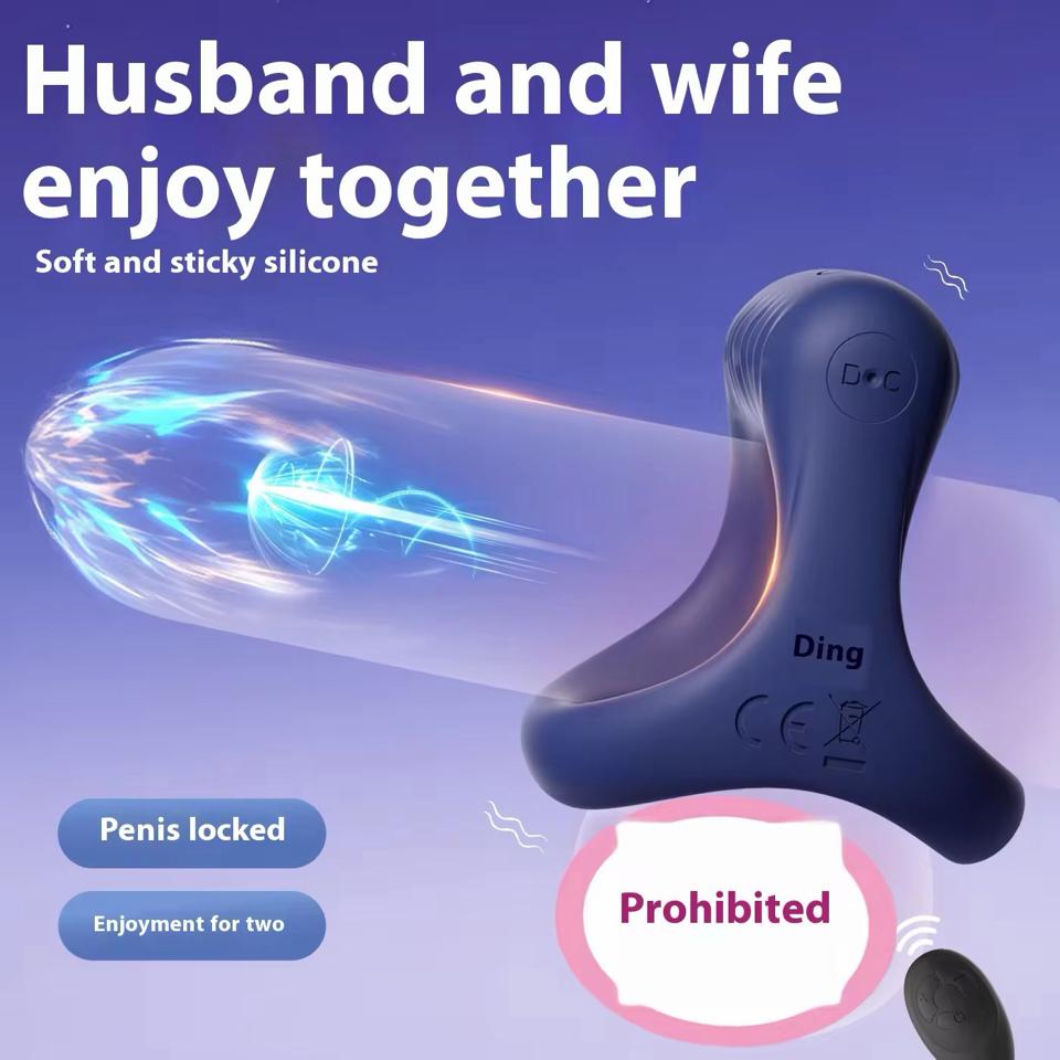 Vòng đeo dương vật có rung sạc tích điện điều khiển từ xa cực phê-duoc-ban-tai-Thetoysvn