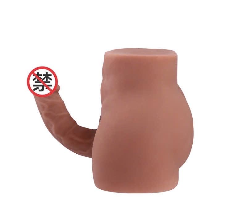 Sex Doll For Gay - Silicon nguyên khối thủ dâm có dương vật 16cm màu nâu -duoc-ban-tai-Thetoysvn