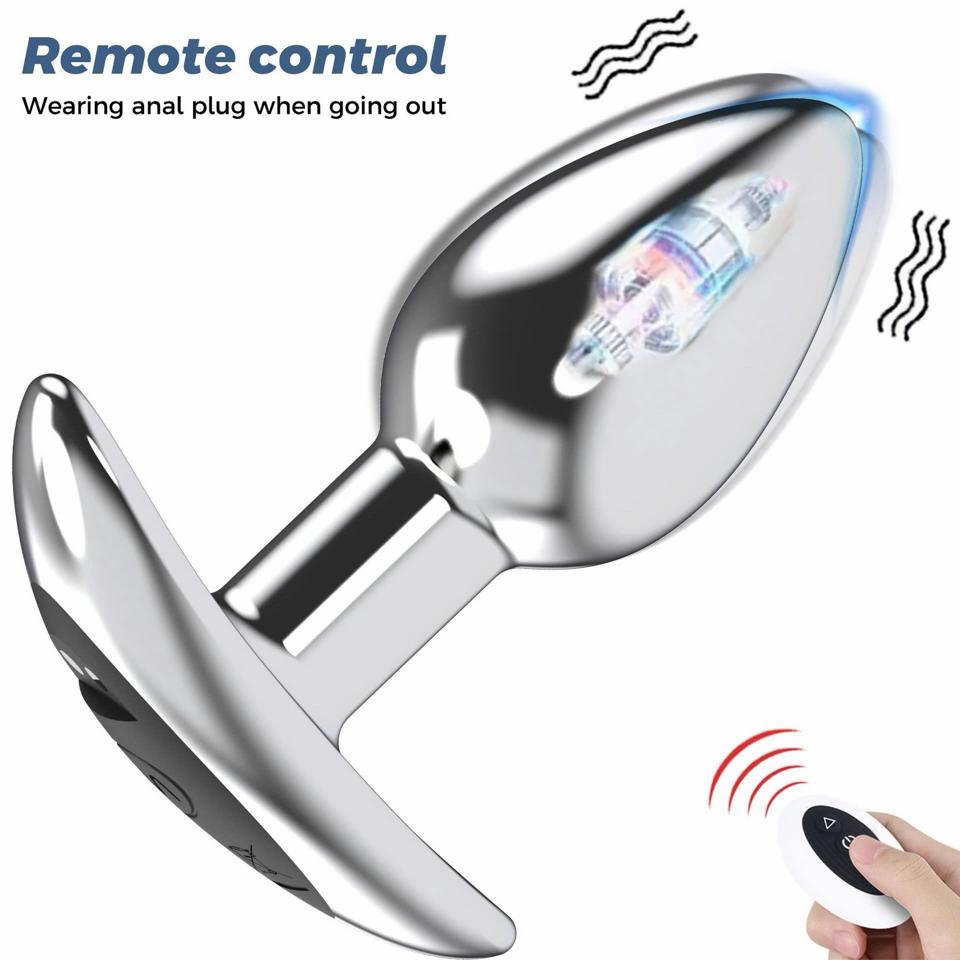 Nút hậu môn mỏ neo inox rung kích thích điều khiển từ xa-duoc-ban-tai-Thetoysvn