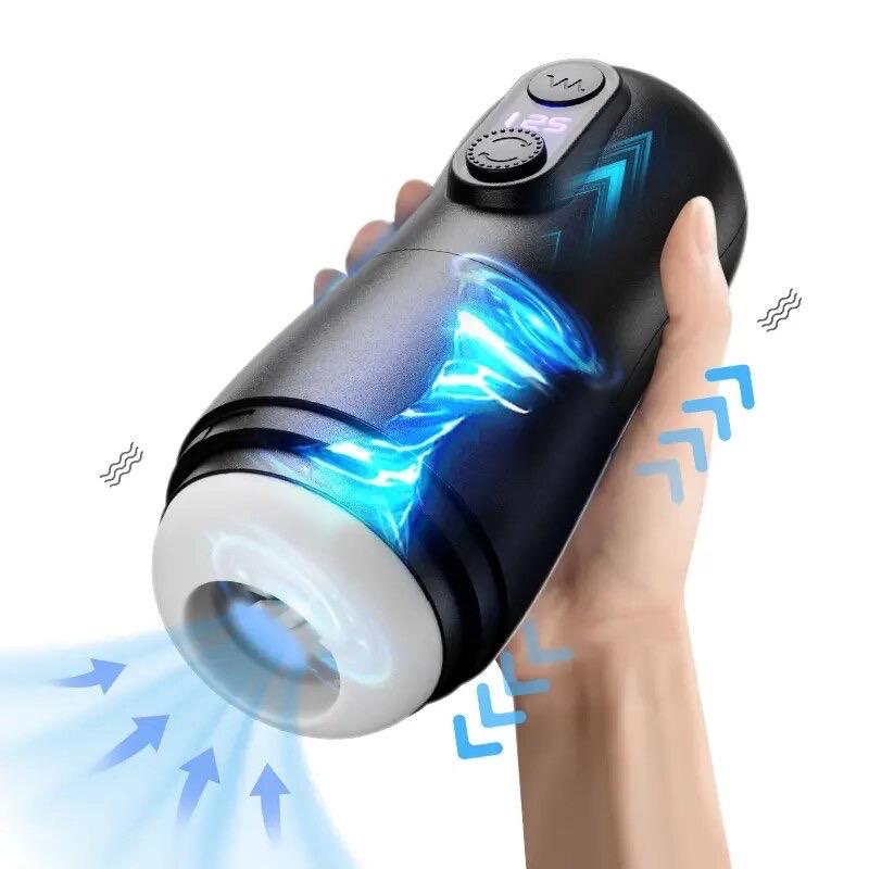 Cốc máy thủ dâm Pro rung co bóp đa chiều hiển thị màn hình LED siêu sướng -duoc-ban-tai-Thetoysvn