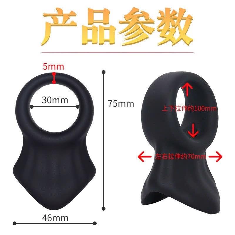 Vòng đeo dương vật HA-842 silicone mềm mại co giản-duoc-ban-tai-Thetoysvn