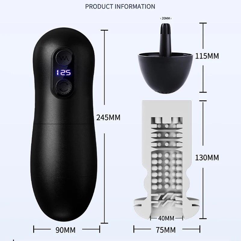 Cốc máy thủ dâm Pro rung co bóp đa chiều hiển thị màn hình LED siêu sướng -duoc-ban-tai-Thetoysvn