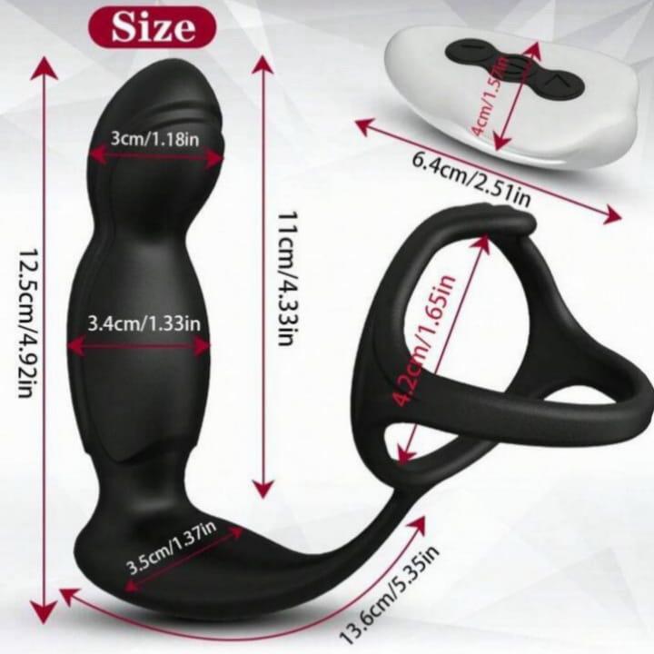 Máy Massager rung ngoáy tròn 360 độ điều khiển từ xa cực sướng-duoc-ban-tai-Thetoysvn