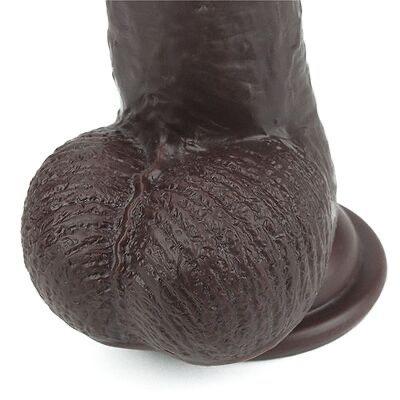Dương vật giả lovetoy - 9” Sliding Skin Dual Layer Dong - Black-duoc-ban-tai-Thetoysvn
