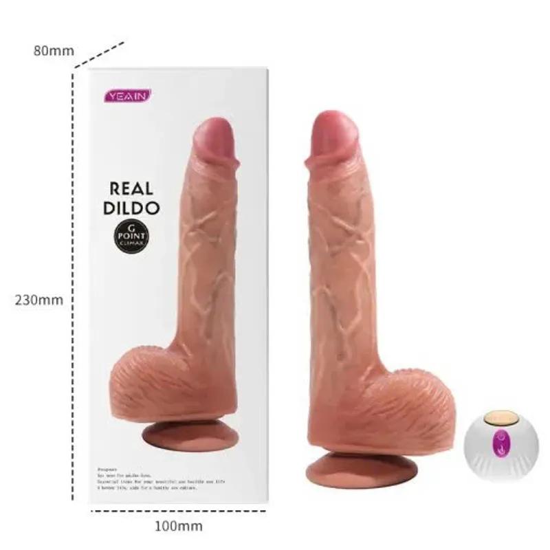 Real Dildo Yeain Chính hãng rung thụt phát nhiệt sưởi ấm chất da siêu mềm đẹp -duoc-ban-tai-Thetoysvn