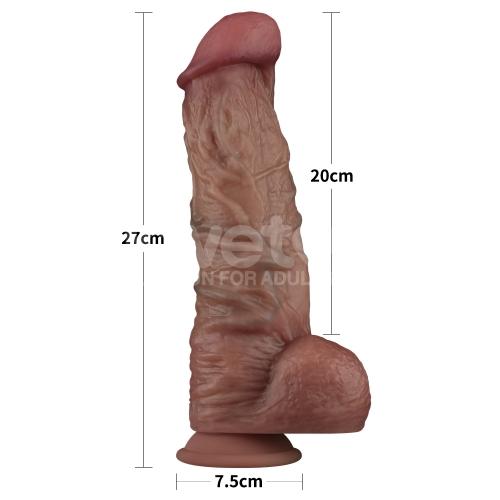 10.5'' Dual Layered Silicone Cock XXL-duoc-ban-tai-Thetoysvn