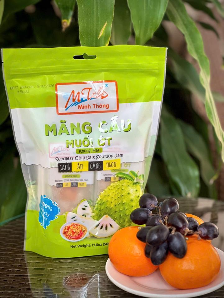 Mãng Cầu Sấy Muối Ớt Minh Thông( Ko Hạt) 500gr-duoc-ban-tai-Mãng Cầu Sấy Muối Ớt Minh Thông