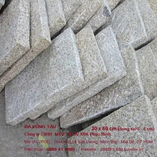 Đá Phước Hoà 30x60x (6~8cm), 25 ~ 30kg/viên, bán nội địa-duoc-ban-tai-CÔNG TY PHÚC MINH