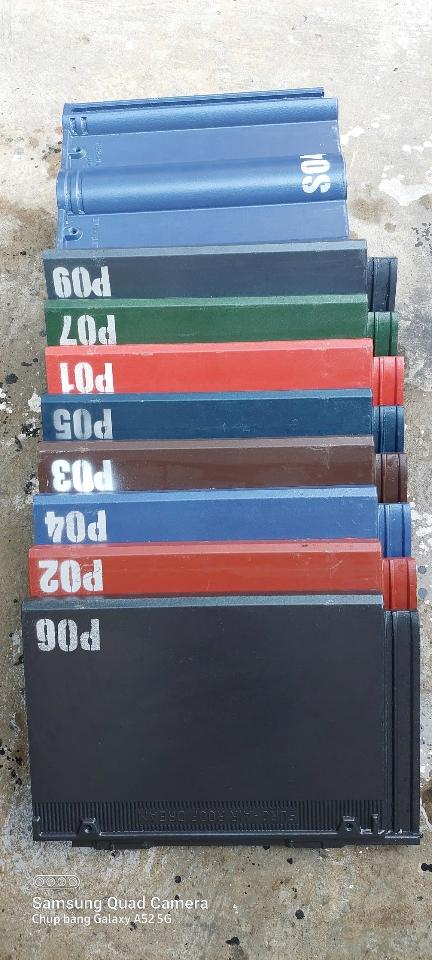 Ngói Nhật Eurotile - dòng P, sơn Nano 3D, dạng sóng phẳng, 9 viên/m²-duoc-ban-tai-CÔNG TY PHÚC MINH