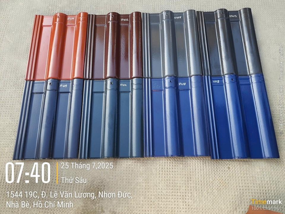 Ngói tráng men Prime - dòng Wave Xp - màu thông dụng-duoc-ban-tai-Công Ty Phúc Minh