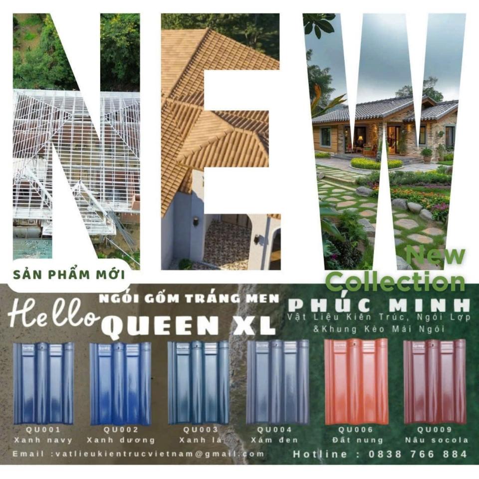 Ngói tráng men Queen XL - Hãng Á MỸ-duoc-ban-tai-CÔNG TY PHÚC MINH