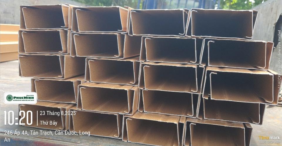1) Khung kèo thép nhẹ TC75.75 - màu đồng, hệ 3 lớp, AZ150 G550 Mpa-duoc-ban-tai-Công Ty Phúc Minh