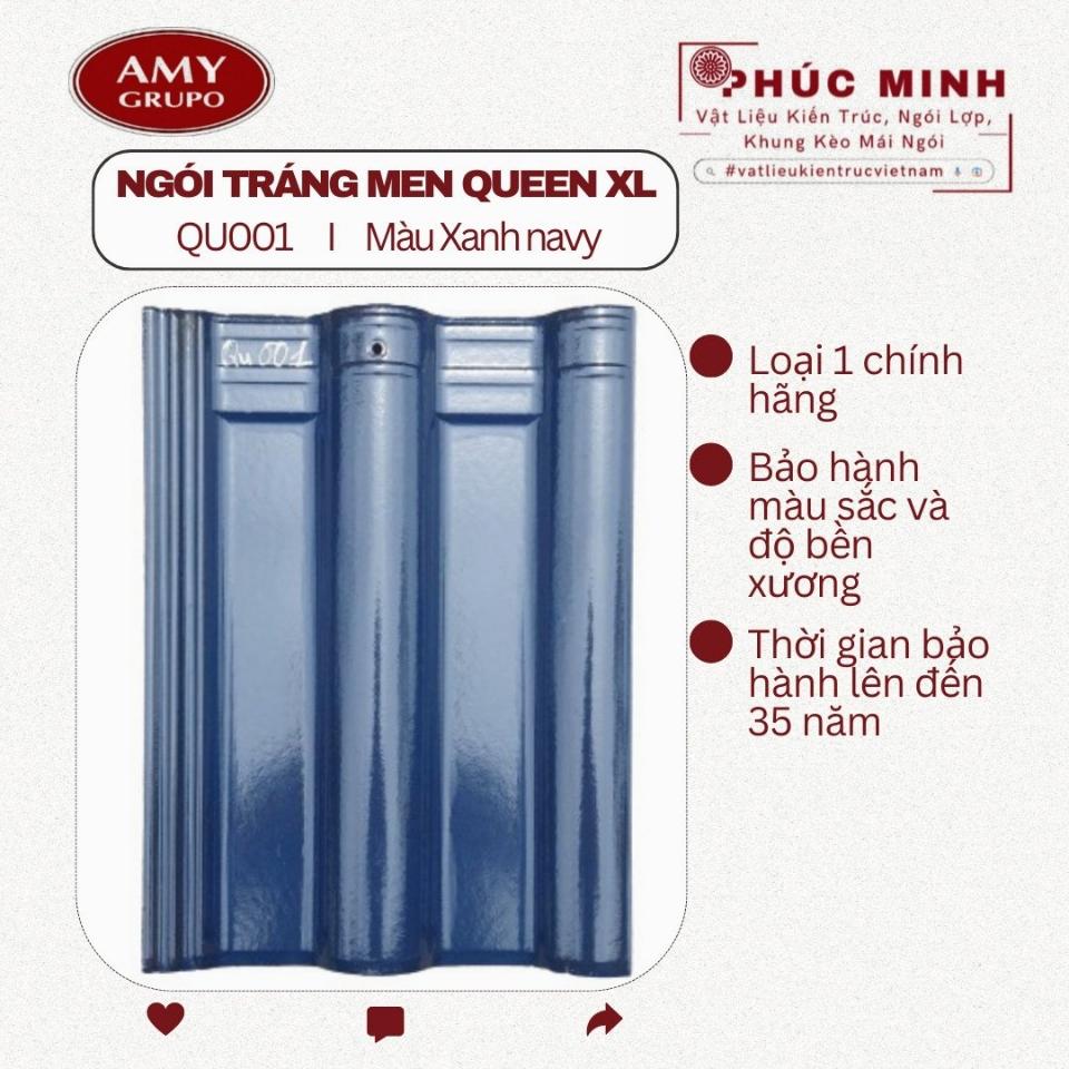 Ngói tráng men Queen XL - Hãng Á MỸ-duoc-ban-tai-CÔNG TY PHÚC MINH