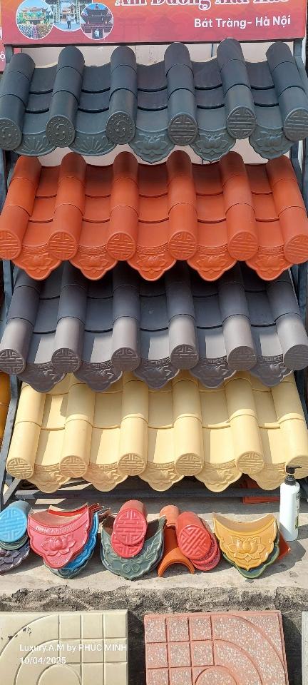 Ngói âm dương tráng men - Làng gốm Bát Tràng - 32 bộ/m² (1 bộ = 2 viên)-duoc-ban-tai-Công Ty Phúc Minh