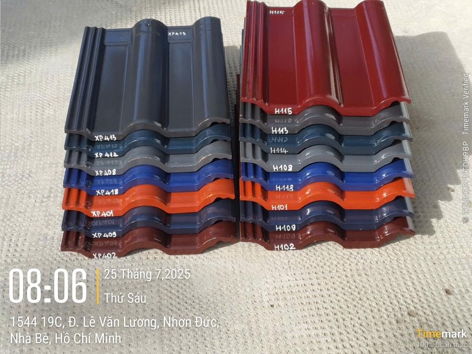 Ngói tráng men Prime - dòng Wave Xp - màu thông dụng-duoc-ban-tai-Công Ty Phúc Minh