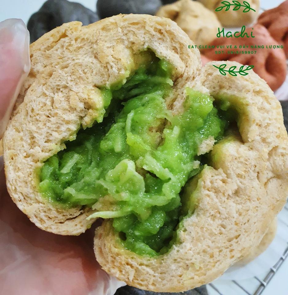 Bánh bao nguyên cám nhân cốm dừa non-duoc-ban-tai-EATCLEAN HACHI DALAT