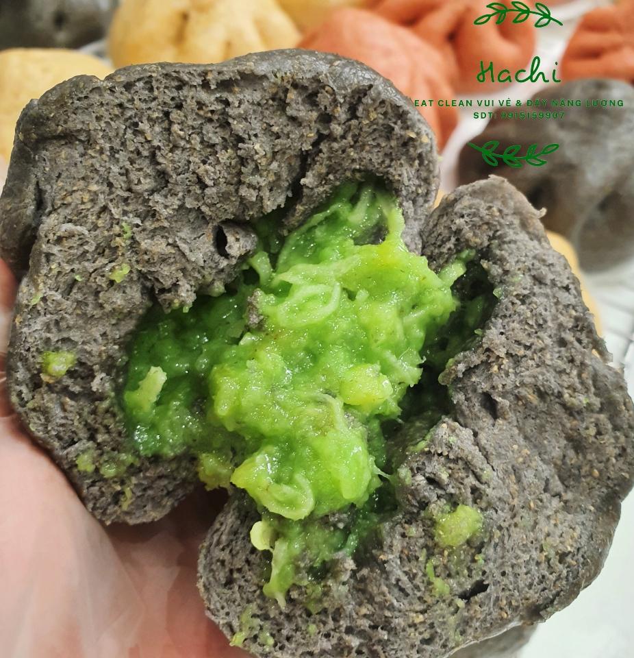 Bánh bao nguyên cám nhân cốm dừa non-duoc-ban-tai-EATCLEAN HACHI DALAT