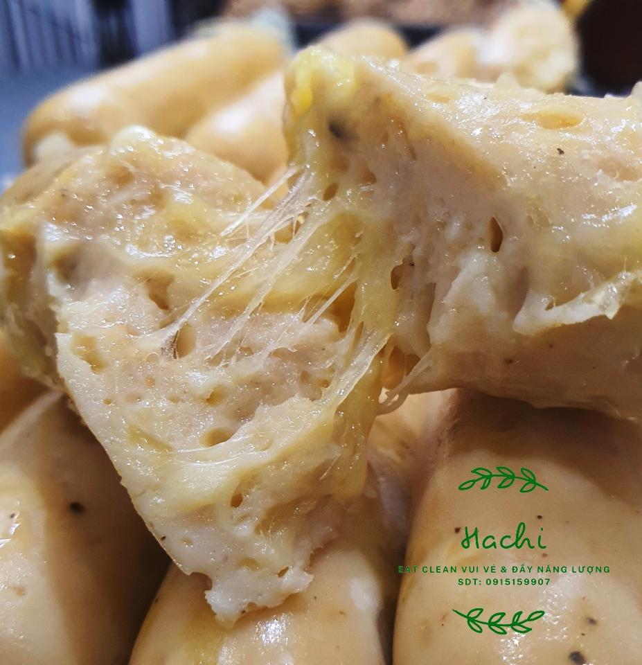 Xúc xích gà phomai chảy-duoc-ban-tai-EATCLEAN HACHI DALAT