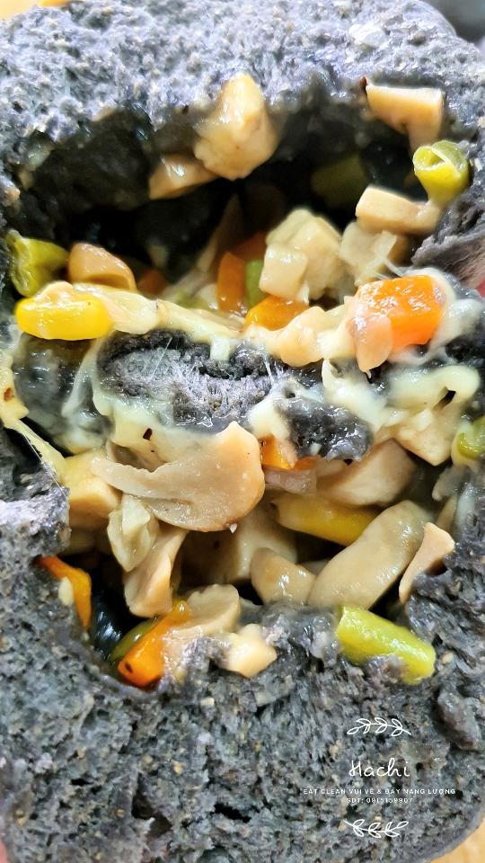 Bánh Bao nguyên cám chay nhân dương châu phomai chảy-duoc-ban-tai-EATCLEAN HACHI DALAT