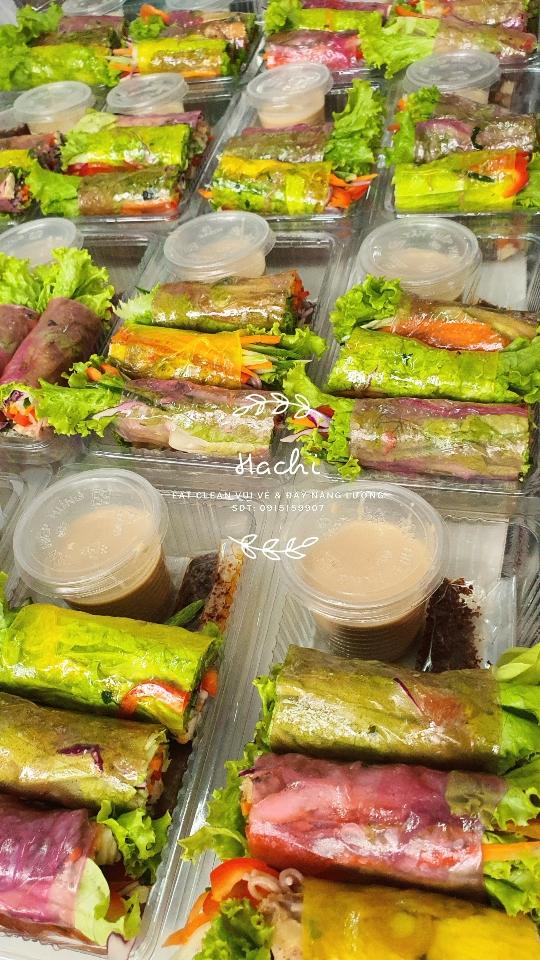 Gỏi cuốn gà áp chảo -duoc-ban-tai-EATCLEAN HACHI DALAT