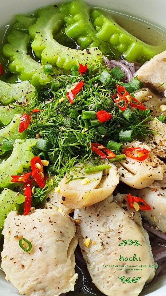 Bún lứt chả cá thác lác khổ qua-duoc-ban-tai-EATCLEAN HACHI DALAT