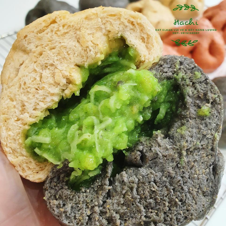 Bánh bao nguyên cám nhân cốm dừa non-duoc-ban-tai-EATCLEAN HACHI DALAT