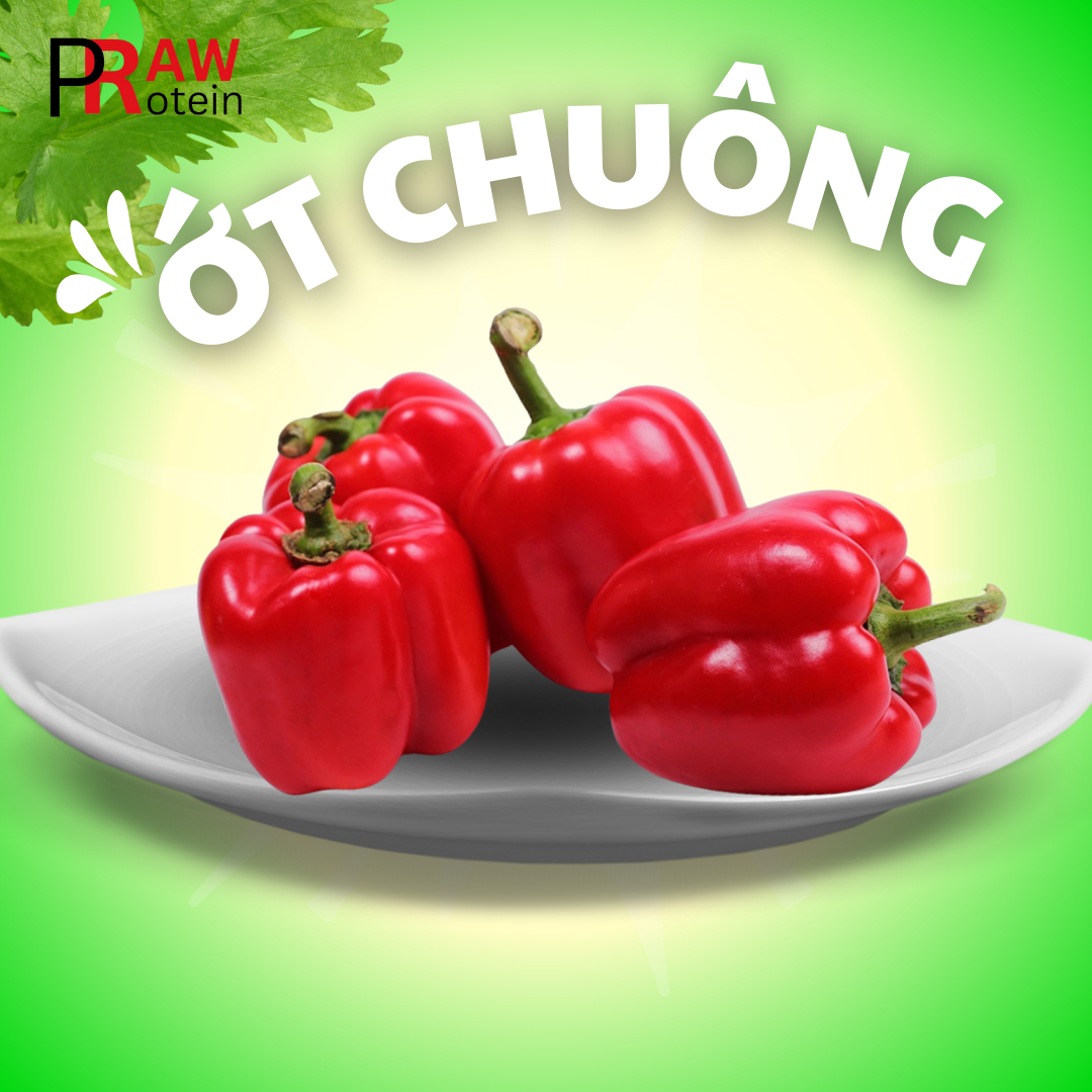 Ớt chuông đỏ 500gr-duoc-ban-tai-RawPro - Cửa hàng Protein tươi sống