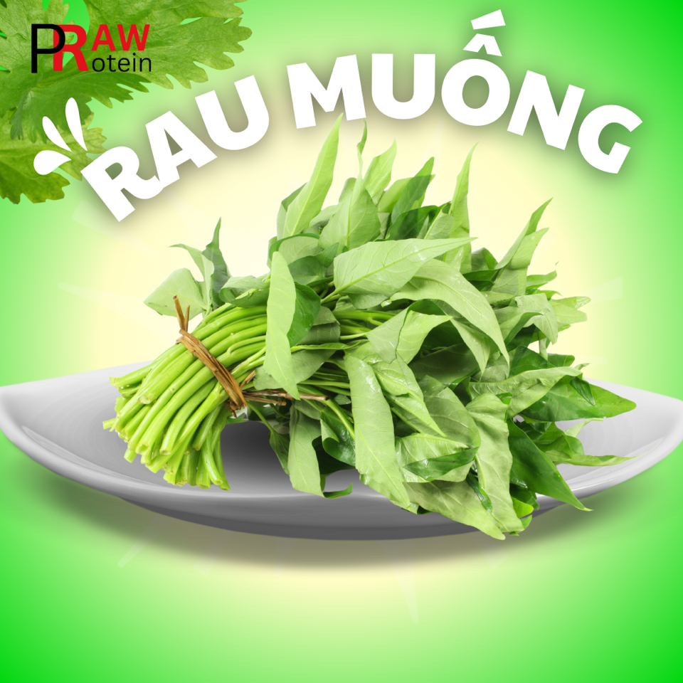 Rau muống 500gr-duoc-ban-tai-RawPro - Cửa hàng Protein