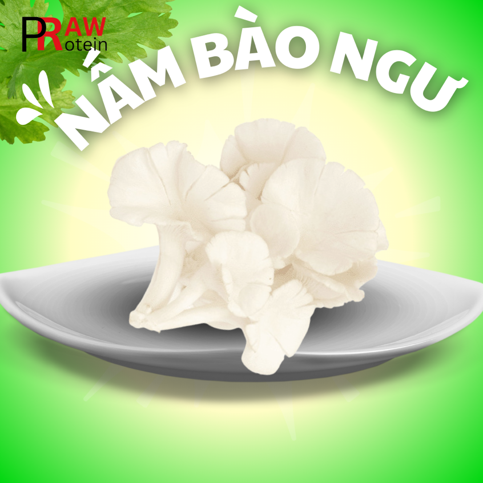 Nấm bào ngư trắng-duoc-ban-tai-RawPro - Cửa hàng Protein