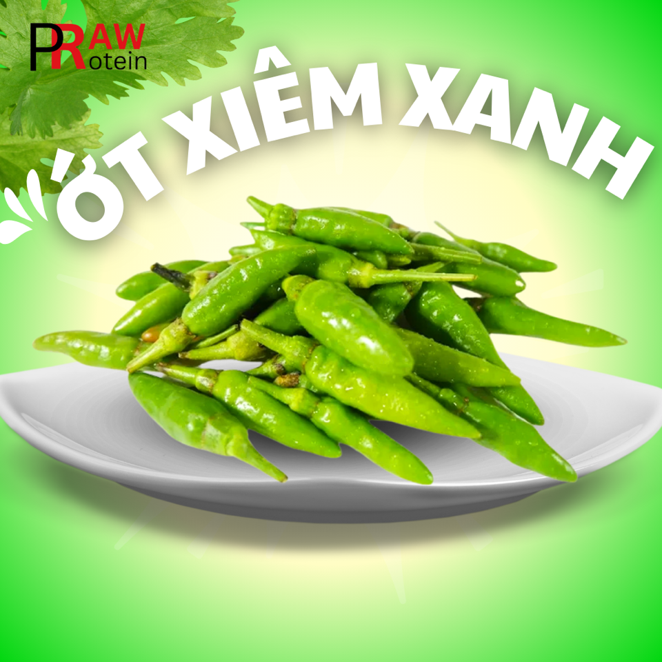 Ớt xiêm xanh 100gr-duoc-ban-tai-RawPro - Cửa hàng Protein tươi sống