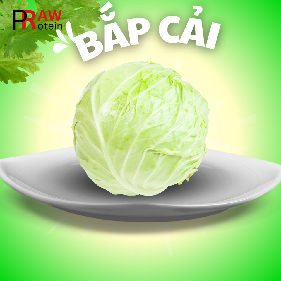 Bắp cải 1kg-duoc-ban-tai-RawPro - Cửa hàng Protein tươi sống