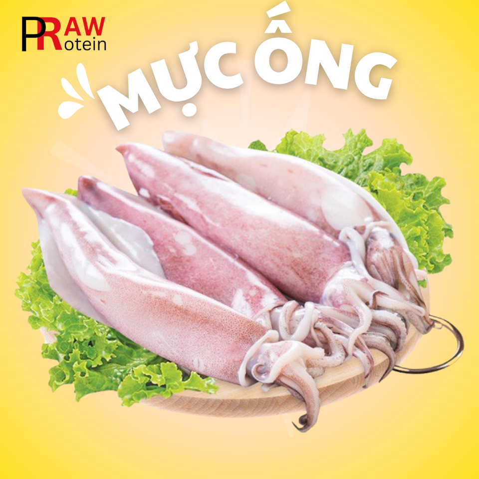 Mực ống-duoc-ban-tai-RawPro - Cửa hàng Protein