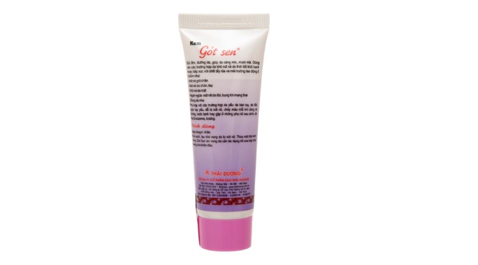 Kem Gót sen dưỡng ẩm, giảm khô nứt nẻ da tuýp 20g

-duoc-ban-tai-Nhà Thuốc Nguyễn Thúy.CHẤT LƯỢNG CAO          NIỀM TIN LỚN