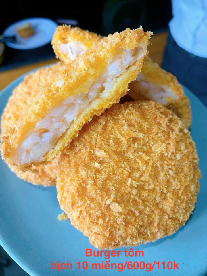 Nhân Burger Tôm 10 cái/600gr-duoc-ban-tai-Há Cảo Xuất Khẩu