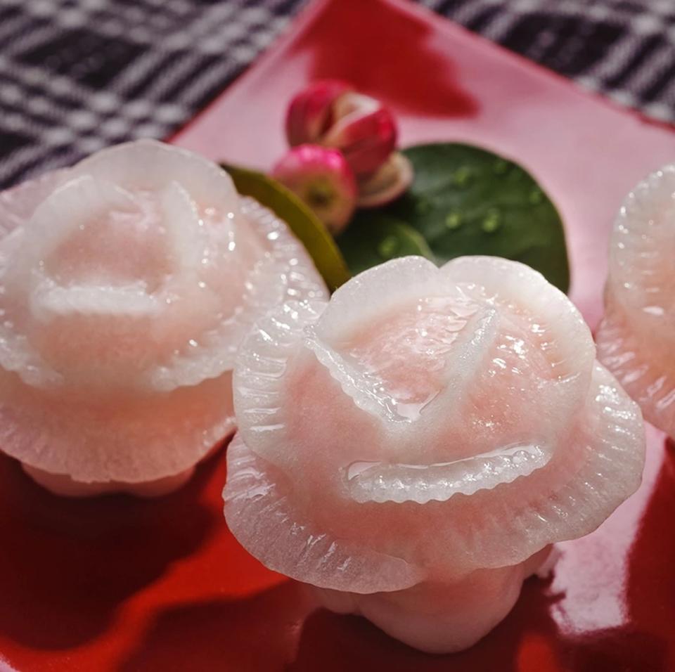 Há Cảo Hải Sản Hoa Hồng 40 cái/880gr-duoc-ban-tai-Há Cảo Xuất Khẩu