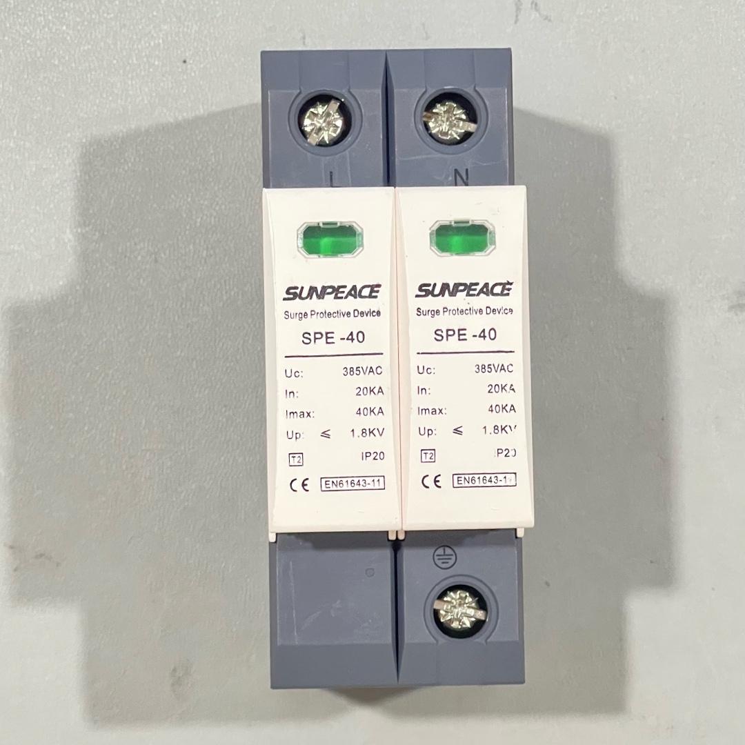 thoát sét spe 2p AC 385v-duoc-ban-tai-SUNGO VATTUSOLAR.COM
