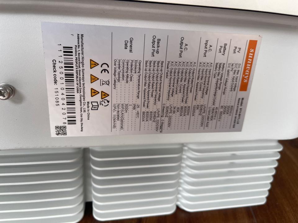 Inverter hybrid sunways  8kw 1 pha BH 5 năm-duoc-ban-tai-Sungo vattusolar.com