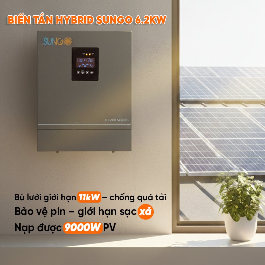 Inverter SUNGO Solar 6.2kw AC BH 2 năm 9kw PV -duoc-ban-tai-Sungo vattusolar.com