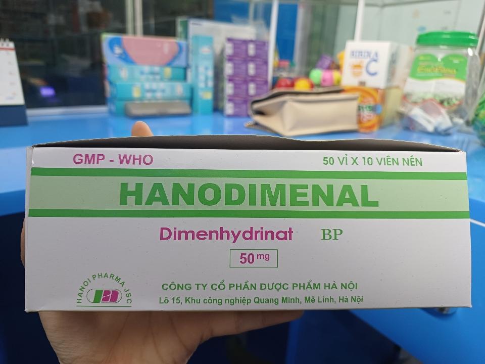 Hanodimenal Dimenhydrat 50mg -duoc-ban-tai-Nhà thuốc Ngọc Diệp