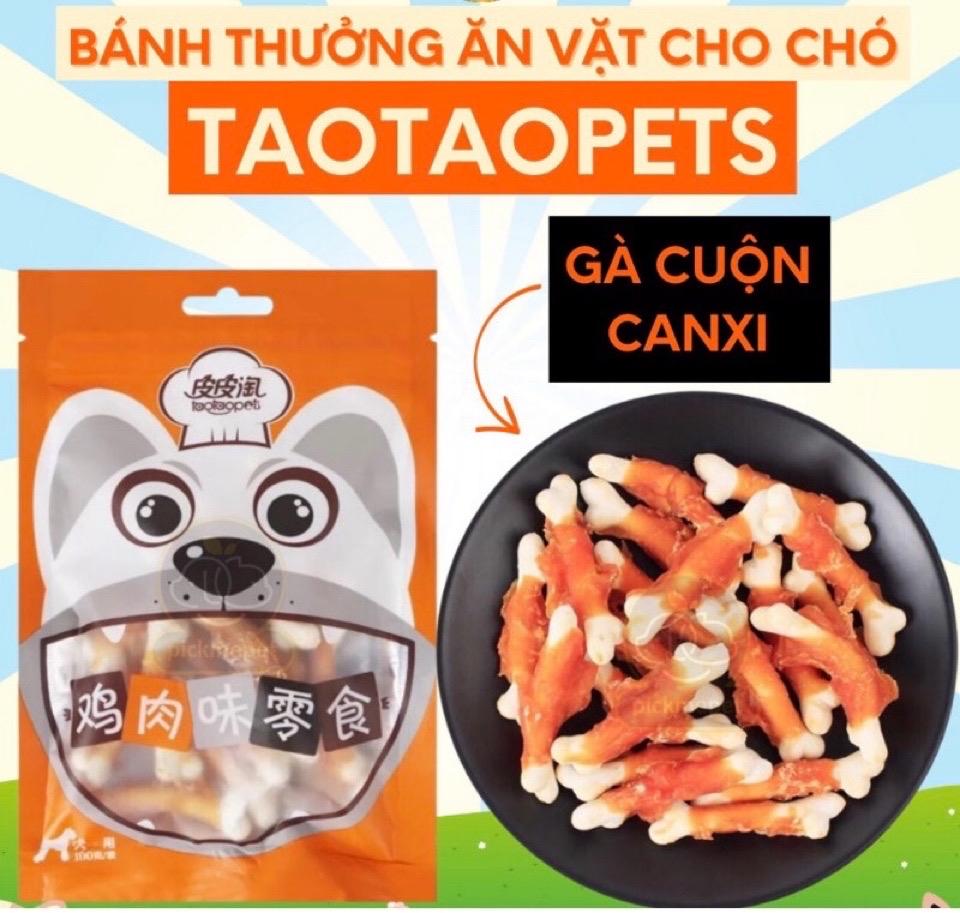 Taotaopets - Gà cuộn xương canxi 100g-duoc-ban-tai-AAN PETFOOD WAREHOUSE - Chi nhánh Phạm Văn Chiêu