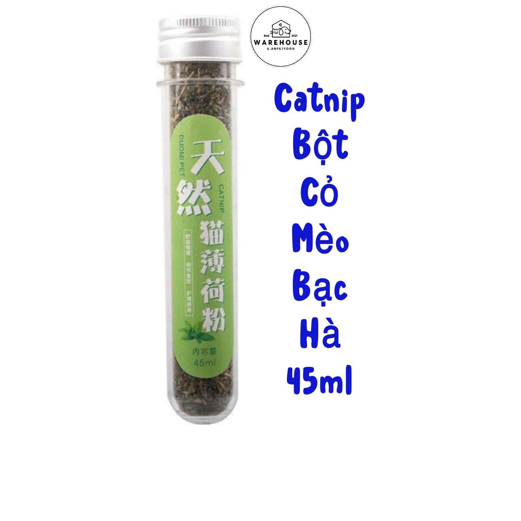 Catnip - Bột Cỏ Bạc Hà cho Mèo ống 45g-duoc-ban-tai-AAN PETFOOD WAREHOUSE - Chi nhánh Phạm Văn Chiêu