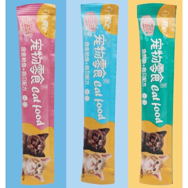 Cat Food - Súp thưởng cho Mèo vị Mix vị (15gx15 thanh)-duoc-ban-tai-AAN PETFOOD WAREHOUSE - Chi nhánh Phạm Văn Chiêu