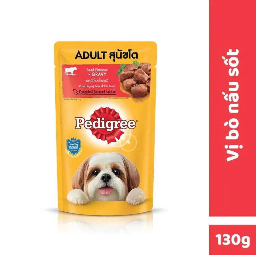 Pedigree - Pate cho Chó trưởng thành vị Bò 130g-duoc-ban-tai-AAN PETFOOD WAREHOUSE - Chi nhánh Phạm Văn Chiêu
