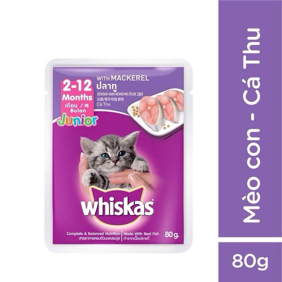 Whiskas - Pate cho Mèo Con vị Cá Thu 80g-duoc-ban-tai-AAN PETFOOD WAREHOUSE - Chi nhánh Phạm Văn Chiêu