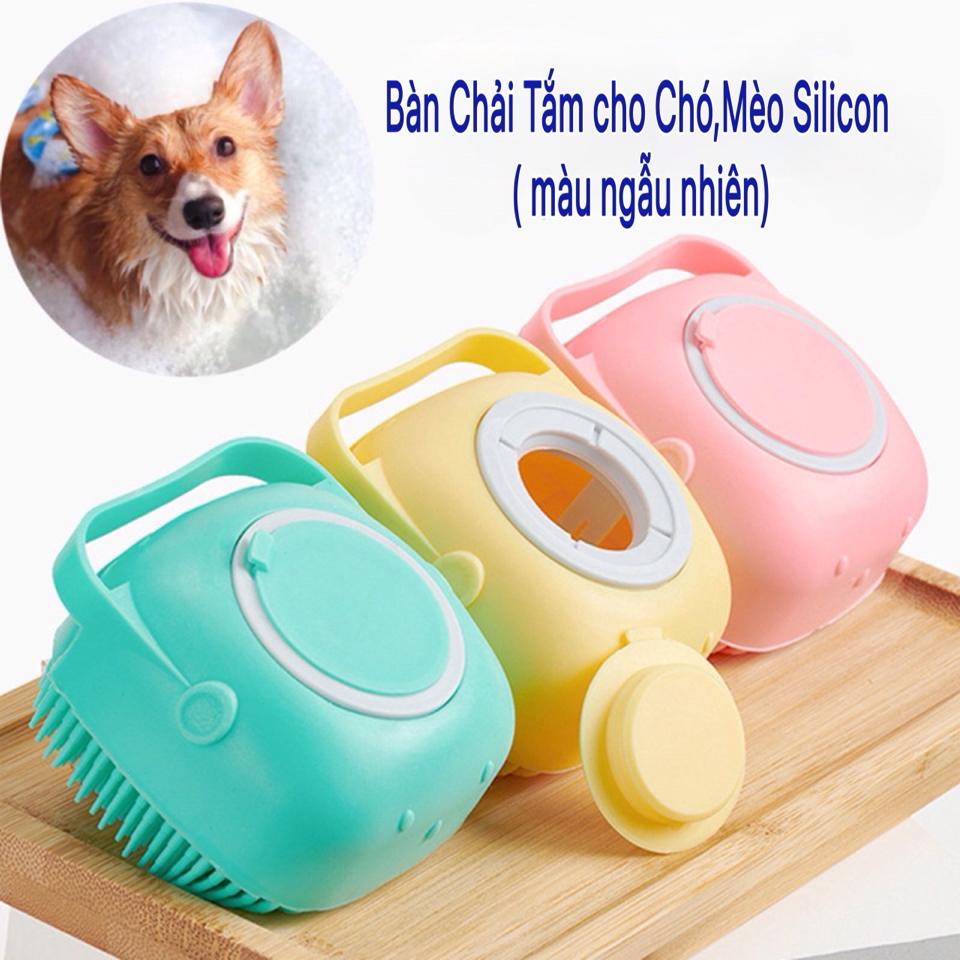 Bàn chải tắm silicon màu ngẫu nhiên-duoc-ban-tai-AAN PETFOOD WAREHOUSE - Chi nhánh Phạm Văn Chiêu