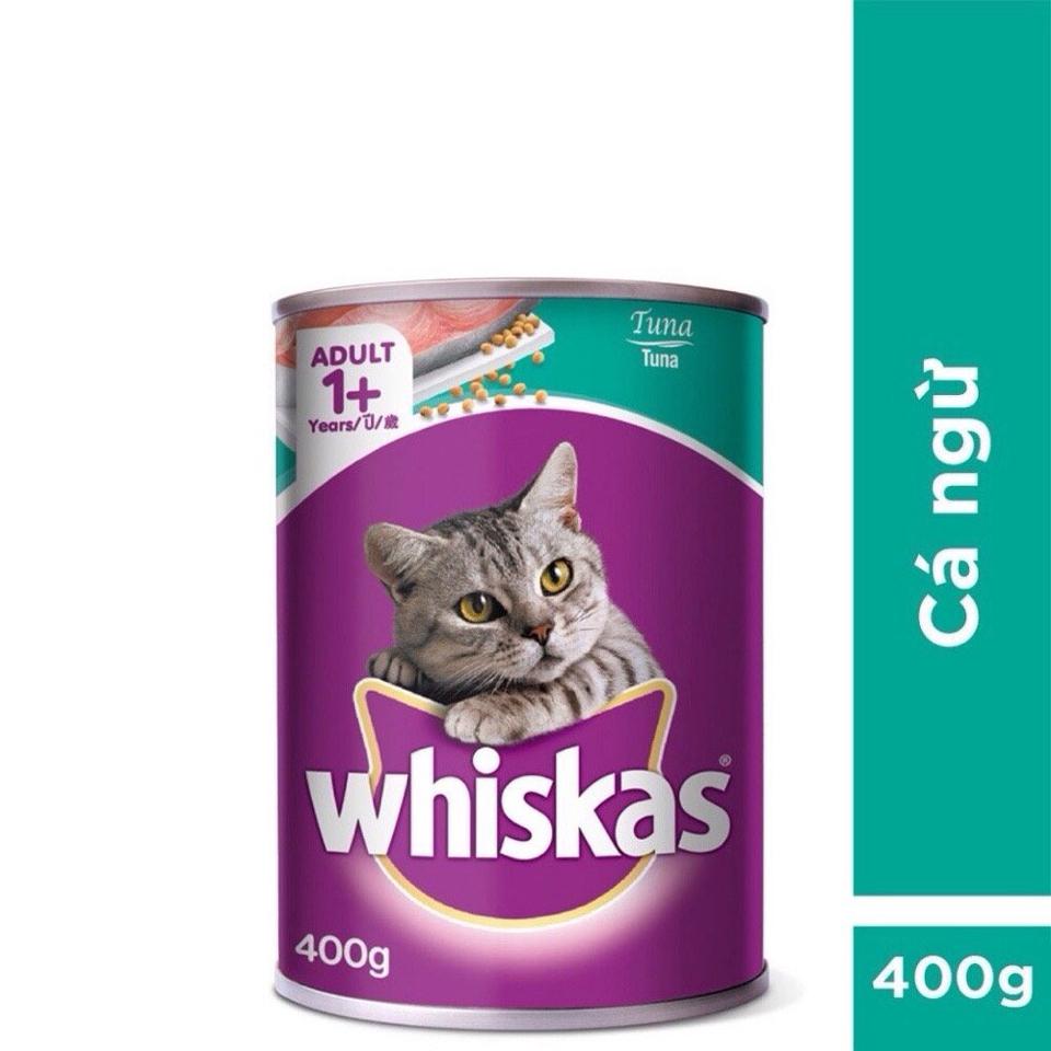 Whiskas - Pate cho Mèo Trưởng thành vị Cá Ngừ Lon 400g-duoc-ban-tai-AAN PETFOOD WAREHOUSE - Chi nhánh Phạm Văn Chiêu
